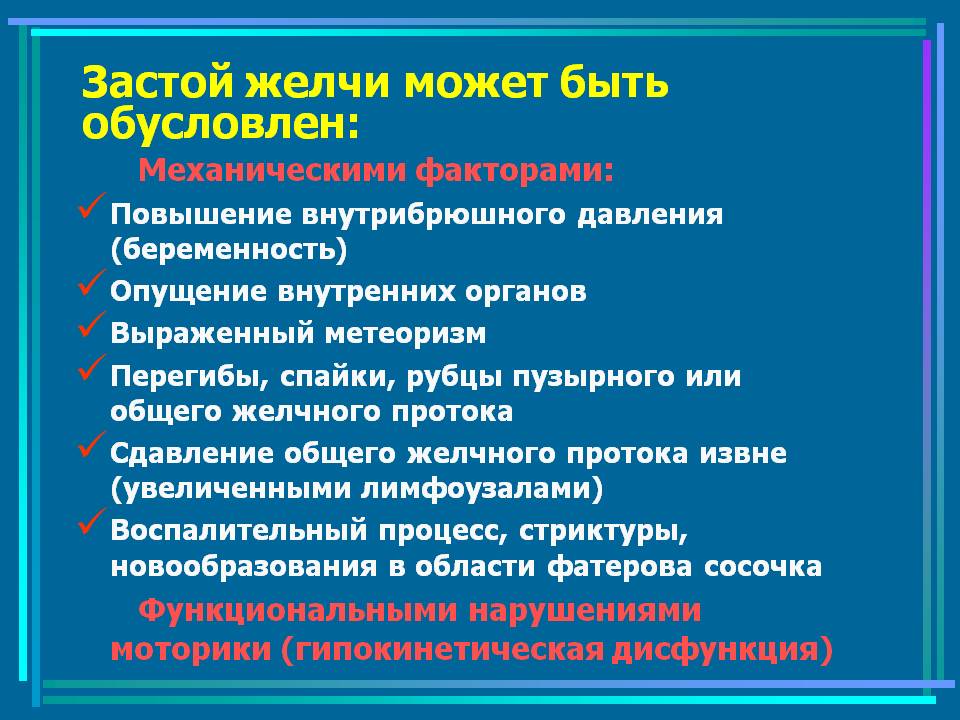 Причины, из-за которых увеличивается желчный пузырь Увеличение желчного пузыря